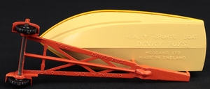 Dinky toys 796 healey sports boat on trailer ll719 base