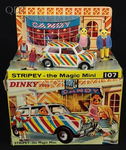 Dinky toys 107 stripey the magic mini ll721 front
