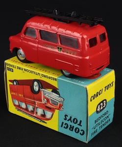 Corgi toys 423 bedford fire tender ll743 back