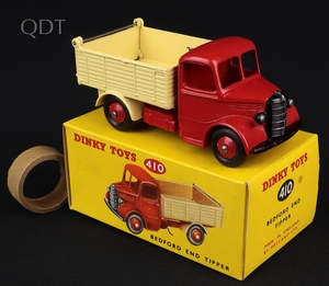Dinky toys 410 bedford end tipper ll780 front