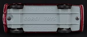 Corgi toys 252 rover 2000 ll789 base