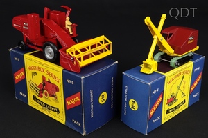 Matchbox major no.4 ruston no.5 combine harvester ll799 front