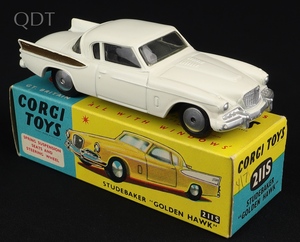 Corgi toys 211 studebaker golden hawk ll815 front
