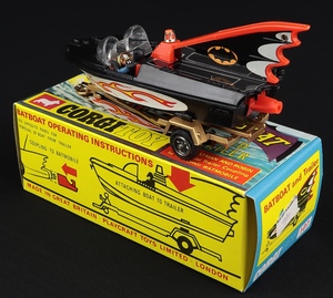 Corgi toys 107 batboat trailer ll787 back