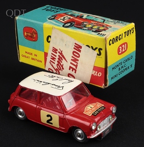 Corgi toys 321 monte carlo mini cooper s ll843 front