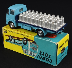 Corgi 457 e.r.f. model 44g platform lorry. churns