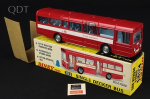 Dinky toys 283 single decker bus ll861 front