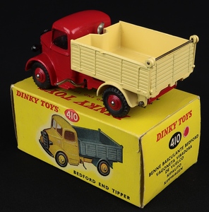 Dinky toys 410 bedford end tipper ll863 back