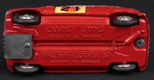 Corgi toys 333 sun rally mini kk886 base