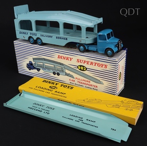 Dinky supertoys 982 pullmore car transporter 794 loading ramp ll893 front