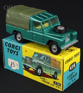 Corgi toys 438 landrover ll906 front