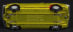 Corgi toys 338 chevrolet ss 350 camaro ll936 base