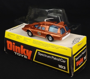 Dinky toys 103 spectrum patrol car ll946 back