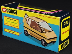 Corgi toys 288 minissima ll970 back