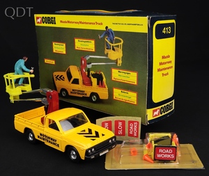 Corgi toys 413 mazda motorway maintenance truck ll974 front