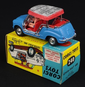 Corgi toys 240 ghia fiat jolly 600 ll993 back