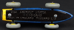 Dinky toys 234 ferrari racing car ll997 base