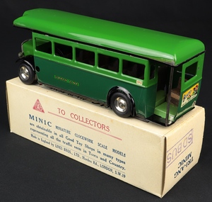 Tri ang minic 52m single decker bus mm70 back