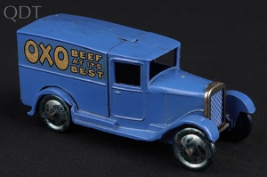 Dinky toys 28d oxo first type delivery van mm85 front