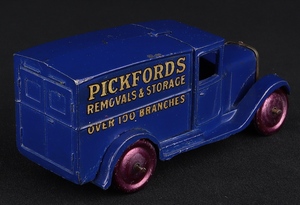 Dinky toys 28b pickfords advertising van mm116 back