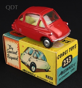 Corgi toys 233 heinkel economy car mm151 front