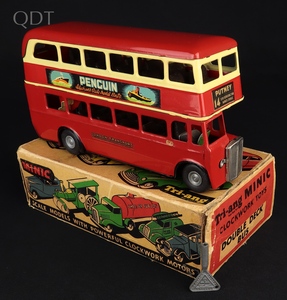 Tri ang minic 60m double decker bus mm171 front